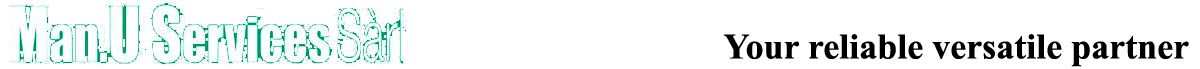Man-U Services Déménagement Logo